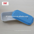 Disposable aluminum foil airline lunch/meal box